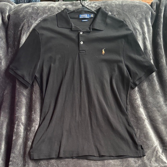 Polo by Ralph Lauren Black Polo Shirt - Picture 1 of 4
